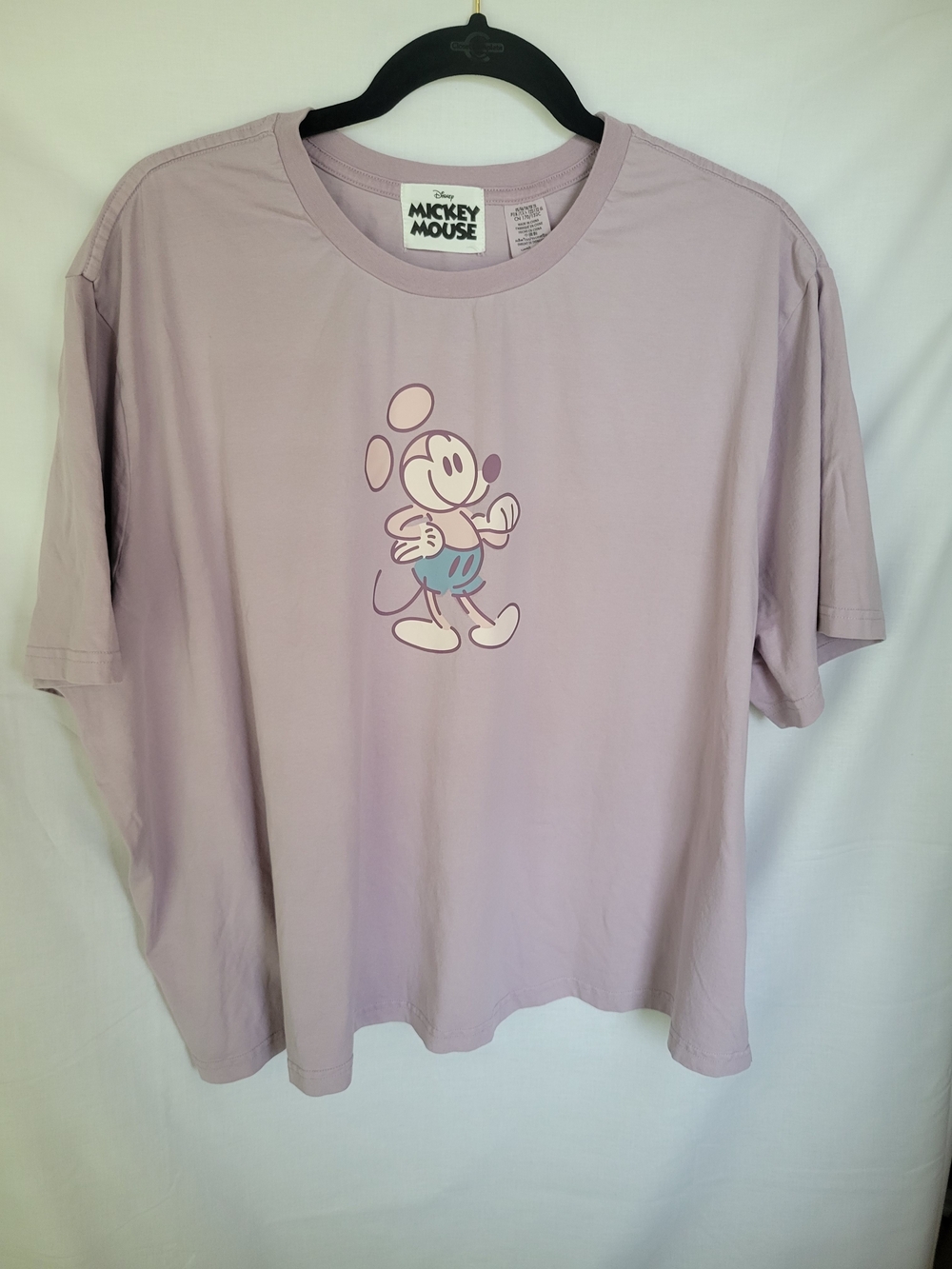 Disney Lavender Mickey Mouse Short Sleeve Tee